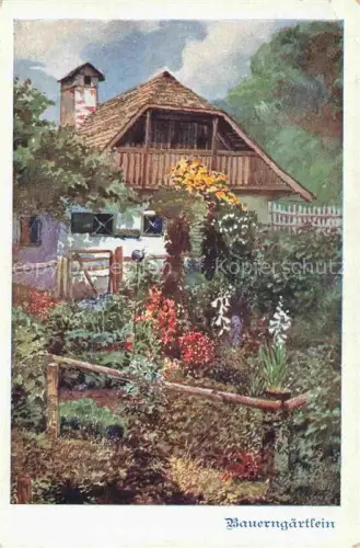 AK / Ansichtskarte Schulverein Deutscher Nr. 1355 Bauerngaertlein 