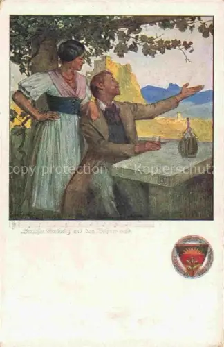 AK / Ansichtskarte Schulverein Deutscher Nr. 461 Frankreich Boehmer Wald Liederkarte
