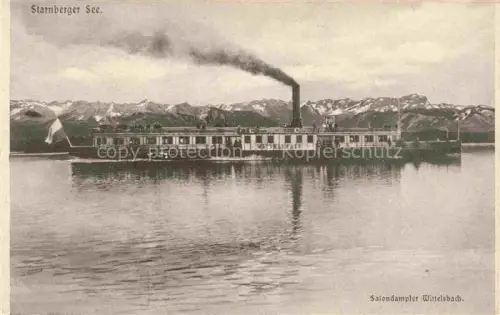 AK / Ansichtskarte Dampfer Binnenschifffahrt Starnberger See Salondampfer Wittelsbach 