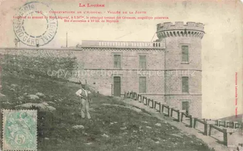 AK / Ansichtskarte Observatorium Sternwarte Urania La Lozere Aigoual Vallee de la Jonte