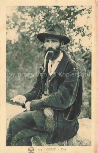 AK / Ansichtskarte CORSE  Corte Ile de Korsika Type de l'homme