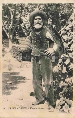 AK / Ansichtskarte CORSE  Corte Ile de Korsika Scènes et Types Paysan Corse