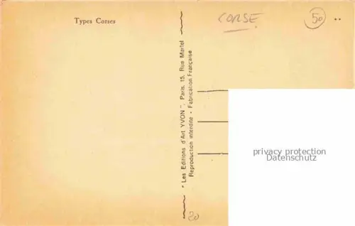 AK / Ansichtskarte CORSE  Corte Ile de Korsika Scènes et Types Corses