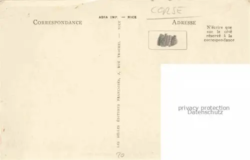AK / Ansichtskarte CORSE  Corte Ile de Korsika Scènes et Types Cavalier Corses