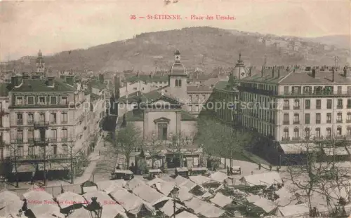AK / Ansichtskarte ST-ETIENNE  SAINT-ETIENNE 42 Loire Place des Ursules Marché