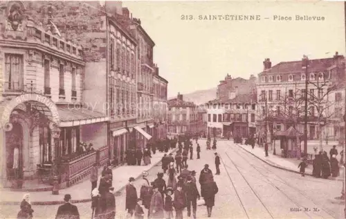 AK / Ansichtskarte SAINT-ETIENNE  ST-ETIENNE 42 Loire Place Bellevue