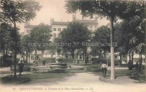 AK / Ansichtskarte SAINT-ETIENNE  ST-ETIENNE 42 Loire Fontaine de la Place Badouillère