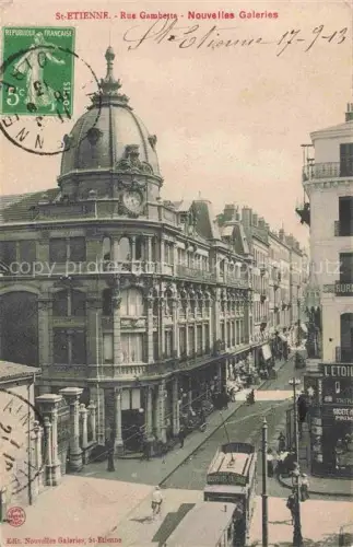 AK / Ansichtskarte ST-ETIENNE  SAINT-ETIENNE 42 Loire Rue Gambetta Nouvelles Galeries