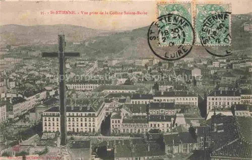 AK / Ansichtskarte ST-ETIENNE  SAINT-ETIENNE 42 Loire Vue prise de la Colline Sainte-Barbe