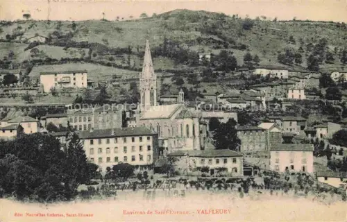 AK / Ansichtskarte Valfleury Saint-Etienne 42 Loire Vue générale et l'église