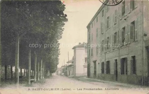 AK / Ansichtskarte Saint-Galmier Montbrison 42 Loire Les Promenades Abattoirs