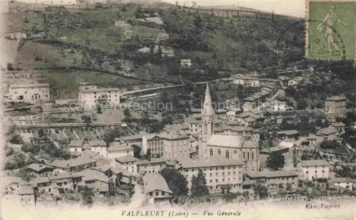 AK / Ansichtskarte Valfleury Saint-Etienne 42 Loire Vue générale Eglise