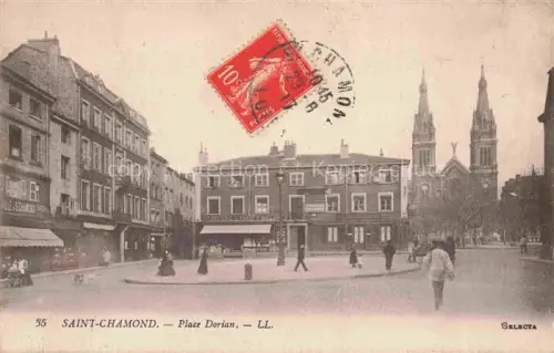 AK / Ansichtskarte Saint-Chamond-sur-le-Gier 42 Loire Place Dorian