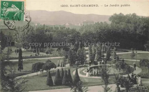 AK / Ansichtskarte Saint-Chamond-sur-le-Gier 42 Loire Jardin public