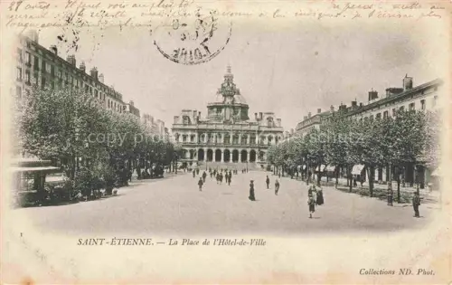 AK / Ansichtskarte SAINT-ETIENNE  ST-ETIENNE 42 Loire Place Hotel de Ville