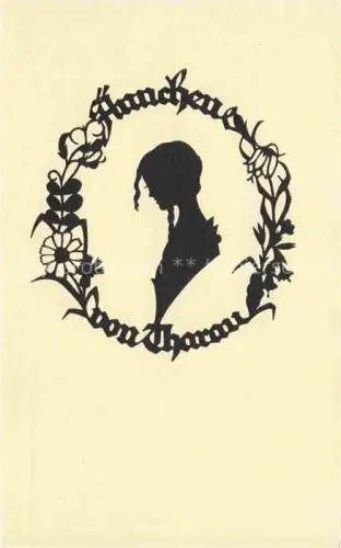 AK / Ansichtskarte SCHWINDT A. M. Kuenstlerkarte Schattenbild Maennchen von Tharau 