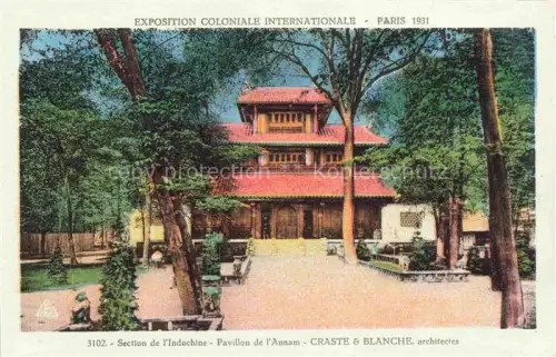 AK / Ansichtskarte Exposition Coloniale Paris 1931 Sectlon Indochine Pavillon Annam 