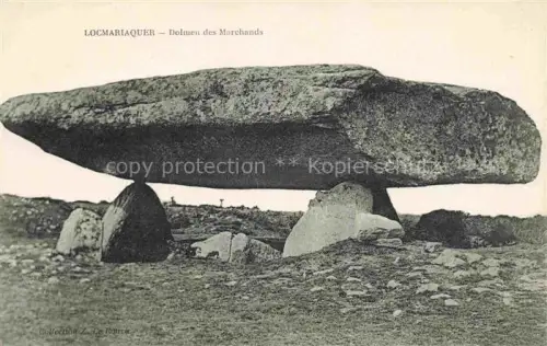 AK / Ansichtskarte Dolmens Huenengrab Huenensteine-- Locmariaquer Marchands 