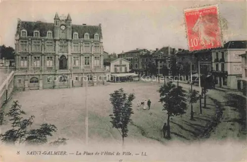 AK / Ansichtskarte Saint-Galmier Montbrison 42 Loire Place de l'Hôtel de Ville