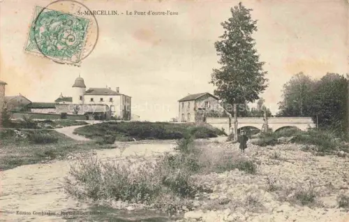 AK / Ansichtskarte St-Marcellin-en-Forez Montbrison 42 Loire Pont d'outre-l'eau