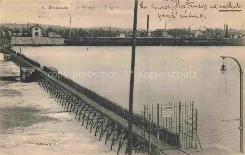 AK / Ansichtskarte ROANNE 42 Loire Barrage sur la Loire