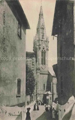 AK / Ansichtskarte Valfleury Saint-Etienne 42 Loire Rue de l'Eglise