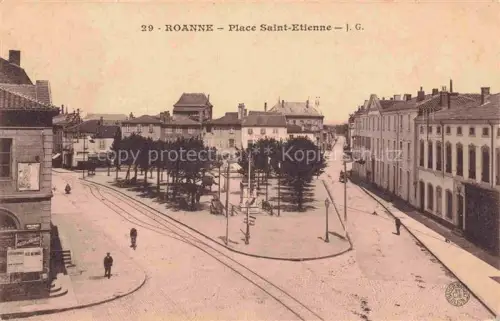 AK / Ansichtskarte ROANNE 42 Loire Place Saint-Etienne