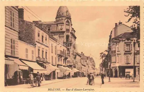 AK / Ansichtskarte ROANNE 42 Loire Rue d'Alsace Lorraine