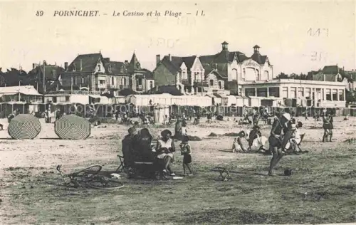 AK / Ansichtskarte PORNICHET Saint-Nazaire 44 Loire-Atlantique Le casino et la plage