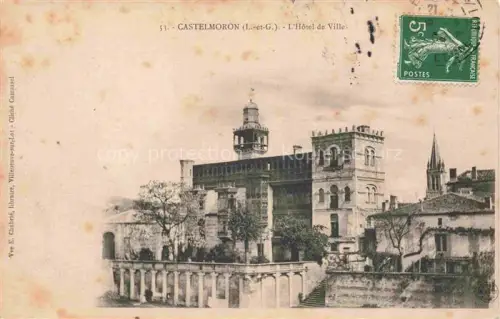 AK / Ansichtskarte Castelmoron-sur-Lot Marmande 47 Lot-et-Garonne Hôtel de Ville