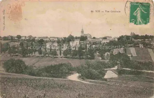 AK / Ansichtskarte Sos NERAC 47 Lot-et-Garonne Vue générale
