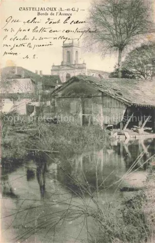 AK / Ansichtskarte Casteljaloux NERAC 47 Lot-et-Garonne Bords de l'Avance