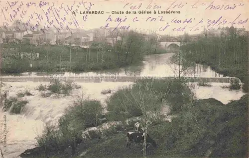 AK / Ansichtskarte Lavardac NERAC 47 Lot-et-Garonne Chute de la Gélise à Lassérens