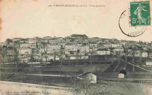 AK / Ansichtskarte Montflanquin Lot-et-Garonne Vue générale