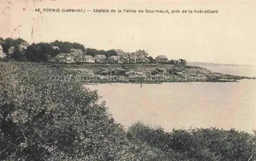 AK / Ansichtskarte PORNIC 44 Loire-Atlantique Chalets de la Pointe de Gourmalon pris de la Noeveillard