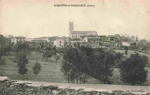 AK / Ansichtskarte St Martin-en-Coailleux Saint-Etienne 42 Loire Vue générale Eglise
