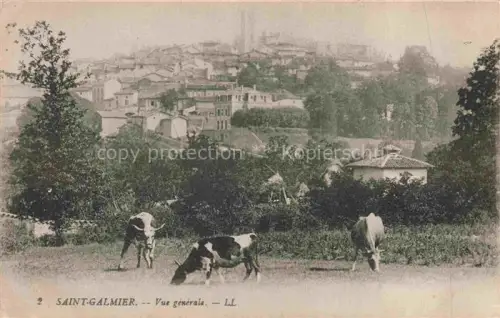 AK / Ansichtskarte Saint-Galmier Montbrison 42 Loire Vue générale