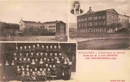 AK / Ansichtskarte Rive-de-Gier Saint-Etienne 42 Loire L'Orphelinat du Mollard fondé par M. le Curé Beneton et M. l'Abbé Eustache