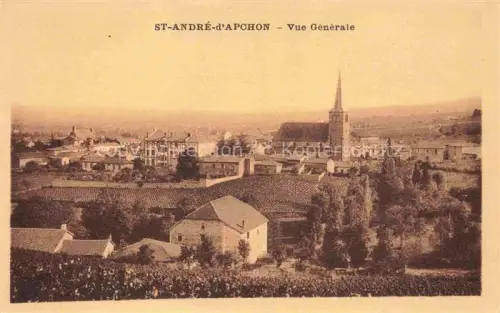 AK / Ansichtskarte St-Andre-d Apchon ROANNE 42 Loire Vue générale Eglise