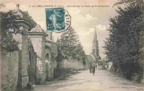 AK / Ansichtskarte La Limouziniere NANTES 44 Loire-Atlantique Arrivée par la Route de St. Colombin