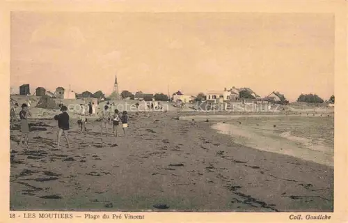 AK / Ansichtskarte Les Moutiers-en-Retz Saint-Nazaire 44 Loire-Atlantique La plage du Pré Vincent