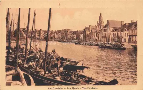 AK / Ansichtskarte Le Croisic Saint-Nazaire 44 Loire-Atlantique Les quais vue générale
