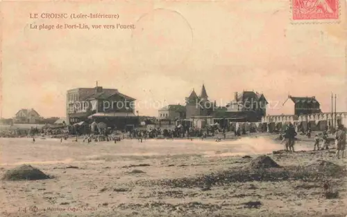 AK / Ansichtskarte Le Croisic Saint-Nazaire 44 Loire-Atlantique La plage de Port-Lin vue vers l'ouest
