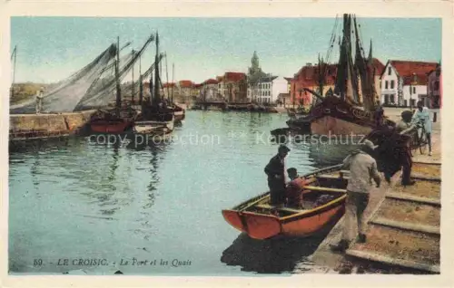 AK / Ansichtskarte Le Croisic Saint-Nazaire 44 Loire-Atlantique Le port et les quais