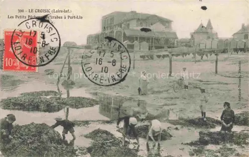 AK / Ansichtskarte Le Croisic Saint-Nazaire 44 Loire-Atlantique Les petits pêcheurs de crabes à Port-Lin