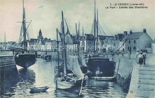 AK / Ansichtskarte Le Croisic Saint-Nazaire 44 Loire-Atlantique Le Port Entrée des Chambres