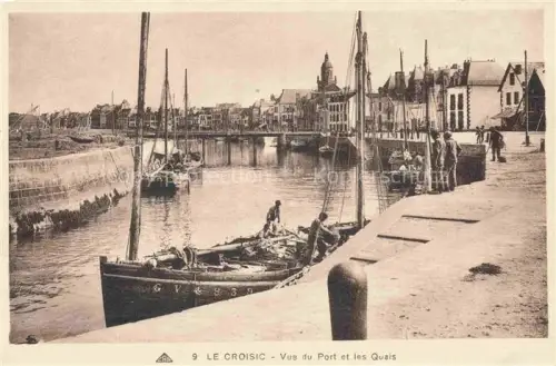 AK / Ansichtskarte Le Croisic Saint-Nazaire 44 Loire-Atlantique Vue du port et les quais