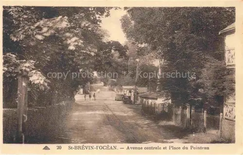 AK / Ansichtskarte Saint-Brevin-l Ocean Loire Atlantique Avenue centrale et Place du Pointeau