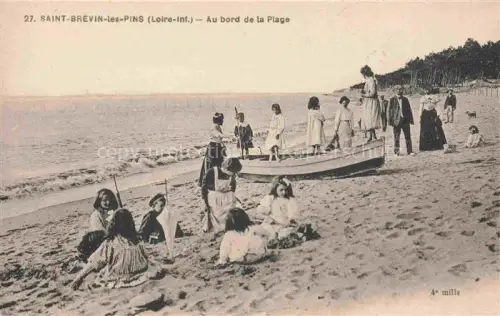 AK / Ansichtskarte Saint-Brevin-les-Pins Au bord de la plage