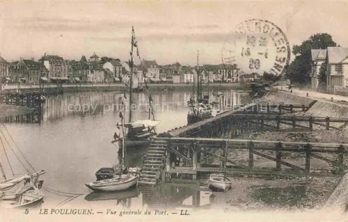 AK / Ansichtskarte LE POULIGUEN Saint-Nazaire 44 Loire-Atlantique Vue générale du port